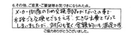 メーカー倒産のため交換商品がないとの事で、水栓ごと交換せざるえず、大きな出費となってしまいましたが、対応も良く、金額的にも満足です。