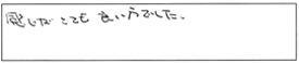 感じがとても良い方でした。