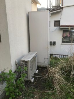 エコキュート水漏れ修理<br>広島市東区