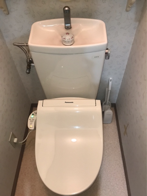 【広島市安佐南区】<br>Panasonic 便器交換 <br>突然のトイレ修理は広島水道センターにお任せ！