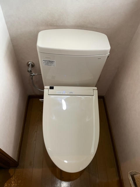 【竹原市吉名町】<br>トイレつまり　トイレ交換