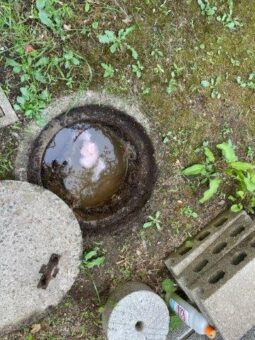 家中の排水の流れが悪い<br>【安佐南区安東】