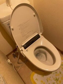 トイレにブルーレットを落として詰まったトラブル<br>【広島市安佐北区】